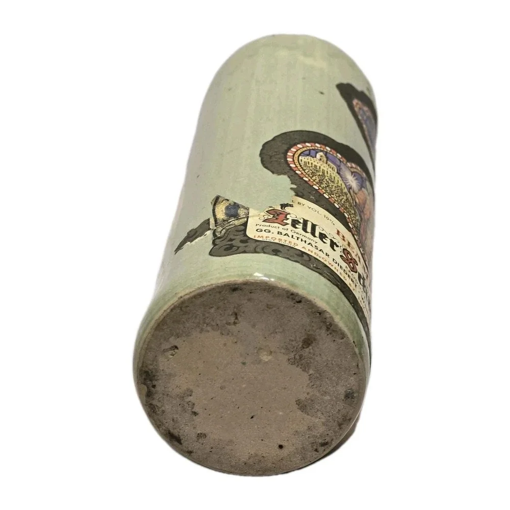 Beam‎ Meister Delft Schwarz Katz Stoneware Bottle 1960s 70s Vintage EUC 🍶